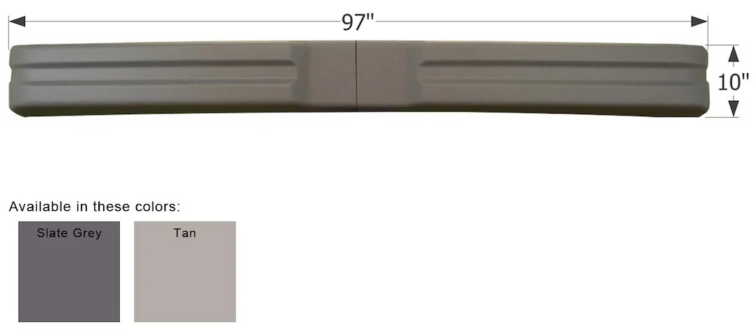 01732 – ICON Bumper, Vehicle Fitment: Most Glendale Titaniums and Some Glendale Golden Falcons With License Plate Slo...
